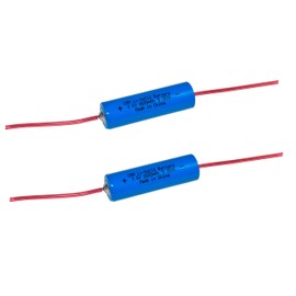 HQRP 2-Pack ER14505 3.6V AA Lithium Batteries 2600mAh Non-Rechargeable SB-AA11 LS14500 TL-5903 SL-360 14500 ER14500 for Door Gate Sensor Water Electricity Gas Meter PLC Battery, with Tabs