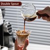 Espresso Shot Glasses with Wood Handle - 120ml Glass Coffee