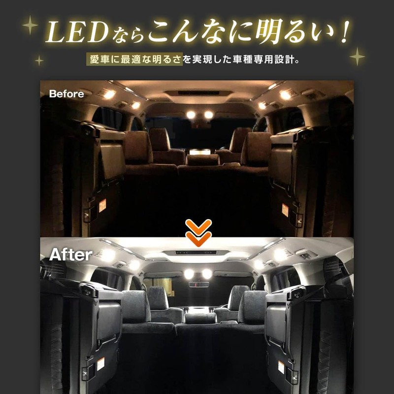 Sphere Light Car LED Room Lamp Set