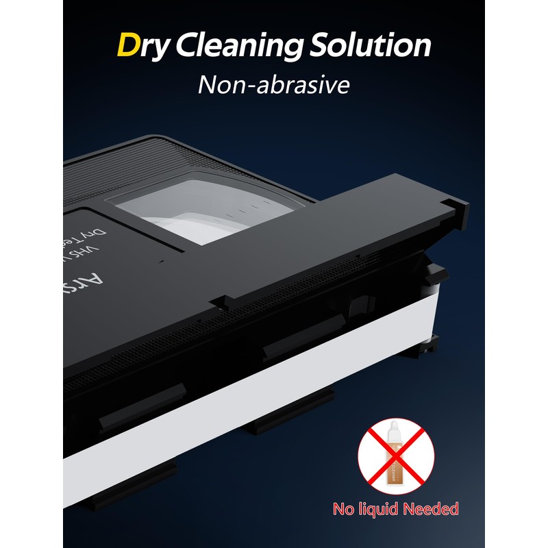 Arsvita VHS/VCR Head Cleaner, Video Head Cleaning Kit for VHS/VCR