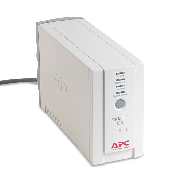 APWBK500 - Apc Back-UPS CS Battery Backup System Six-Outlet 500