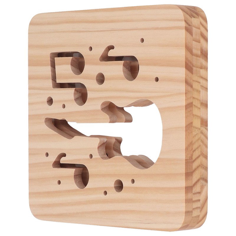 LED Night Light Unique Guitar Hollow Design 3D Wooden Night