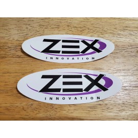 ZEX Lot of 2 ZEX Nitrous Oxide Racing Decals Stickers NHRA Street Outlaws