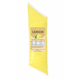 Lemon Pie Filling Easy Squeeze Bag, 2 lb – Thick Lemon Dessert Filling for Cakes, Cookies, Cheesecake & Baking
