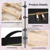 Large Capacity Travel Cosmetic Bag, Multifunctional Storage Makeup Bag Woven