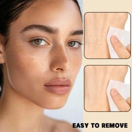 MUREND Freckle Stamp, Freckle Pen Waterproof, Natural Faux Freckles Maker, Lifelike Magical Fake Freckles for Sunkissed Makeup, Long Lasting, Quick Dry 2# Medium