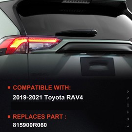 LED Tail Lights Compatible With 2019 2020 2021 Toyota RAV4 Rear Light Taillights Right Passenger Side Replace 81580-0R060 TO2803148 (Inner Right Passenger Side)