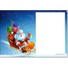doodlecards Christmas Thank You Cards Thankyou Santa Sleigh Pack of