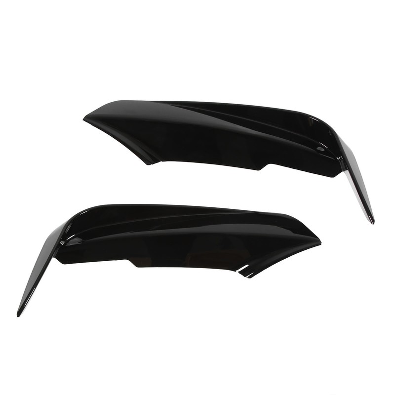 2pcs Front Bumper Vent Canard Splitter Left Right ABS Wind