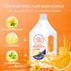 Sweet Orange Scent Floor Cleaning Solution, 82Fl Oz, Compatible with