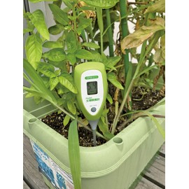Takamori Koke SPM-011 Thermometer/Hygrometer, Green, 1.8 x 1.2 x 10.2 inches (4.5 x 3 x 25.8 cm), Soil Acidity Meter, Digital, 60 Second Measurement Type, pH Meter
