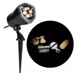 Gemmy Industries LightShow 11.81in. 1-Light Projection-Whi