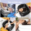 Inflatable Shampoo Basin - Portable Hair Washing Tray for Disabled,