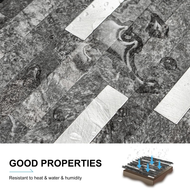 V-MOZZA Peel and Stick Backsplash, 20-Sheet Peel and Stick Tiles