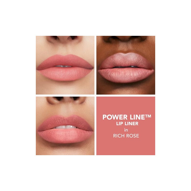 Buxom Power Line™ Plumping Lip Liner, Rich Rose, 0.01 oz.