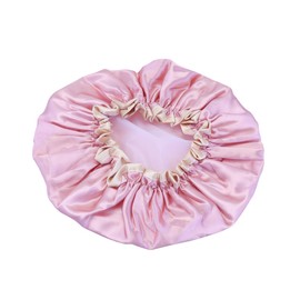 FRCOLOR Double-layer Pe Hair Styling Bath Hat Shower Cap Hair Salon Cap Insulation Performance for Home Salon