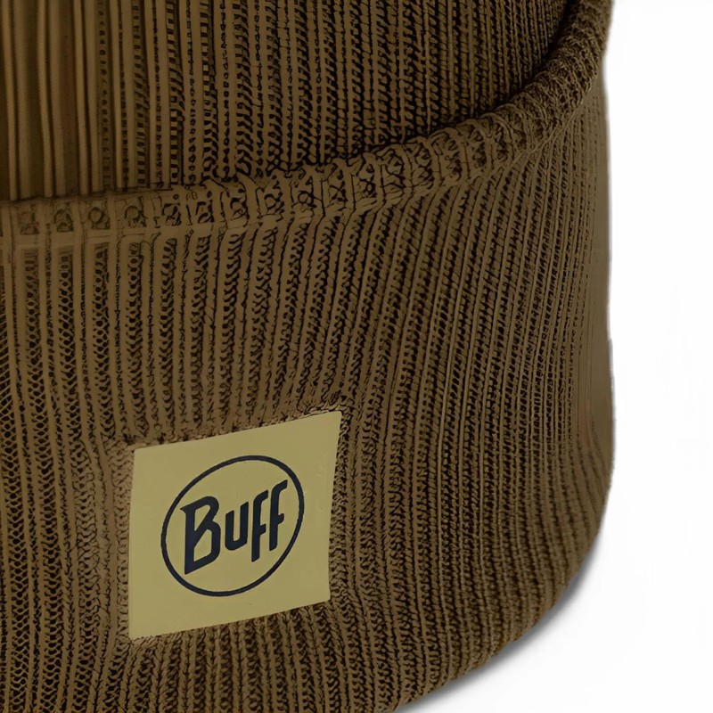 Buff Crossknit Beanie Size One Size Brindle Brown