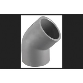 CHARLOTTE PIPE & FOUNDRY PVC 08309 1400HA 1" SCH80 45 Degree S x S Elbow