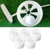 lahomia 5x Practice Golf Hole Plastic Cup Putting Cup for