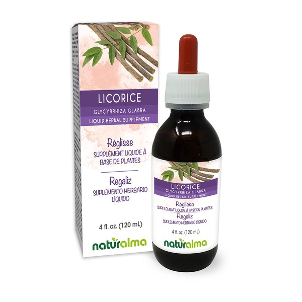 Naturalma Licorice or Liquorice (Glycyrrhiza glabra) Root Alcohol-Free Tincture 4