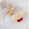 Cute Heart Hair Claws Non Slip 3.2" Medium Hair Claws