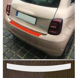 Paint Protection Film, Boot Sill Protection, Compatible with Fiat 500 Electric from 2020, Transparent