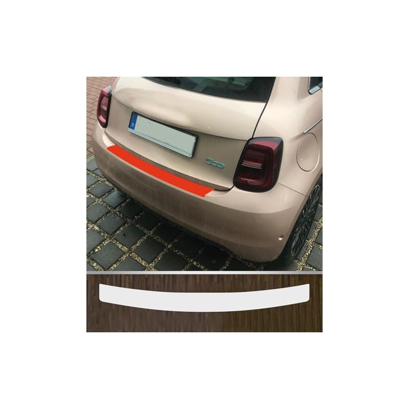 Paint Protection Film, Boot Sill Protection, Compatible with Fiat 500