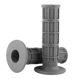 Yctze Bicycle Grips, 1 Pair of Poignées de Guidon de Moto en Caoutchouc Universel de 22 mm 7/8 Inch Nouveau (Grey) for Simson Handlebar Grips for Simson Handlebar Grips Protaper Grips Motocross Grips