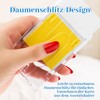 6 Retractable ID Card Holder Set with 3 Extendable Clips