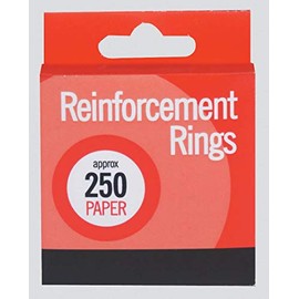 NEW BOX 250 REINFORCEMENT RINGS PAPER R