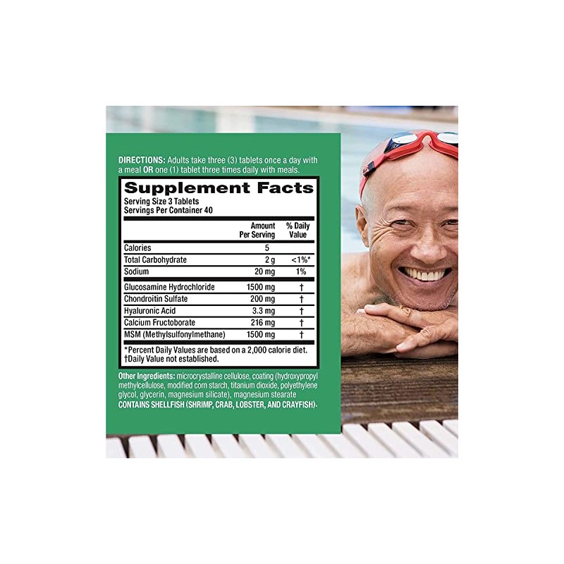 Move Free. Advanced Plus MSM Total Joint Health Tablet, 120
