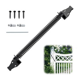 Nizirioo Automatic Door Closer Pull Spring, 36 cm Adjustable Gate Closer, Spring Closer, Garden Door Closer, Spring Door Closer with Screws for Garden Door, Interior Doors, Exterior Doors