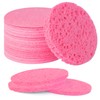 Spunspon 50-Count Facial Sponges Compressed Natural Cellulose Sponge Round Shape