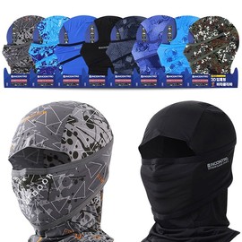UV Protection Sunshine 3D Cool Balaclava Full Mask Incontro Tri-Sky Blue