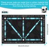 Yozexin Football Footstep Training Mat, Non-Slip Ball Control Training Mat,