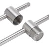 Billiard Cue Tip Shaper Stainless Steel Snooker Stick Tip Compressor