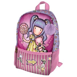 Santoro Unisex Kids 1111GJ04 Gorjuss Fairground First Prize Mini Backpack, 26 x 34 x 11.4 cm, Purple, One Size, multicoloured, Casual