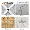 YITISAGE 3 inch Tile Diamond Saw Blade Turbo Segment Carving