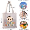 PLITI Midwife Tote Bag Funny NICU Nurse Canvas Handbag Labor