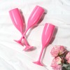 XUWAIDSGN Champagne Flute Acrylic Champagne Glasses Wedding Toasting Champagne Flute