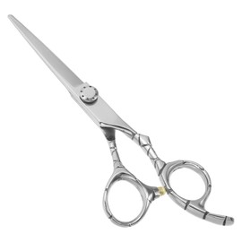 VOCOSTE Professional Hair Cutting Scissors 6.5 Inch Hair Scissors Stainless Steel Razor Edge Hairdressing Scissors with Wine Pattern Handle, Japanese
