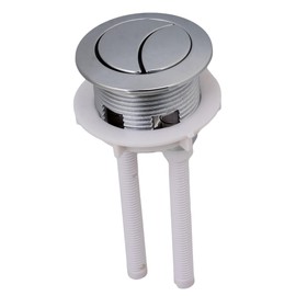 Dual Push Flushing Toilet Button Toilet Water Tank Button with Mounting Hole 38mm/1.5Inch in the Cistern Lid Adjustable
