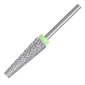 ERUIKA - Brocas de uas superlargas 5 en 1, limpiador de uas rotativo de dos vas, carburo de tungsteno, adecuado para manicura pedicura, cutcula, gel, 