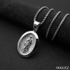 Noguez. Collar con Medalla de la Virgen de Guadalupe, Cadena