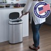 iTouchless 13 Gallon Sensor Kitchen Trash Can with Lid and