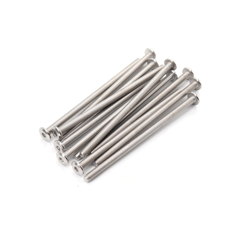 binifiMux 10pcs M6 x 120mm Rivet Countersunk Socket Cap Bolts