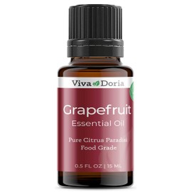 Viva Doria Grapefruit Essential Oil, 100% Pure, Natural Grapefruit Essential Oil, Undiluted, for Aromatherapy | Food Grade, 15 mL (0.5 Fluid Ounce)