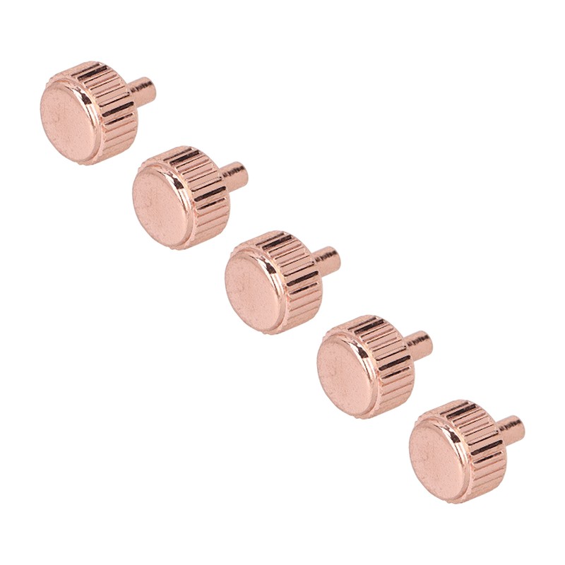 5pcs Professional Watch Crown Steel Wrist Watch Parts Watchmaker Repairing