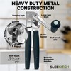 Sleekitch Commercial Can Opener Manual Heavy Duty, Hand Crank Can