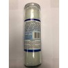 Camphor (Alcanfor) Prepared Scented White Pillar Candle in Glass